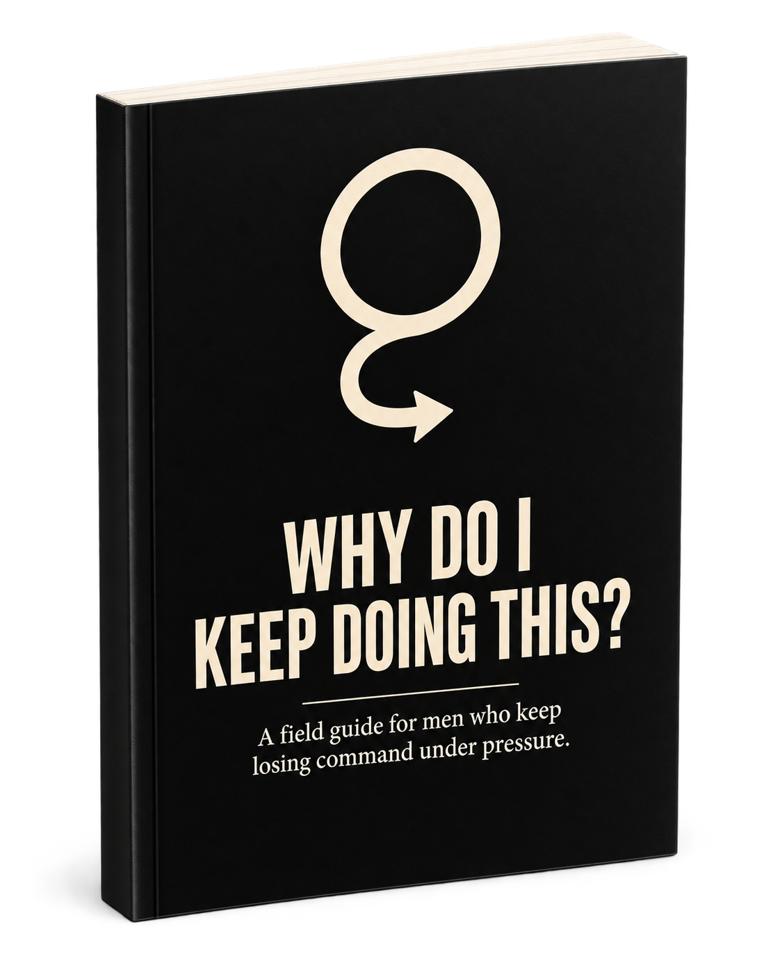 Black book cover titled Why Do I Keep Doing This? by Dwayne Cyrus